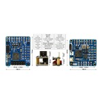 HOT MATEKSYS MATEK F411-WTE BMI270 Baro OSD Dual BEC 132A attuale Senor 2-6S INAV controllore di volo per aereo RC ad ala fissa